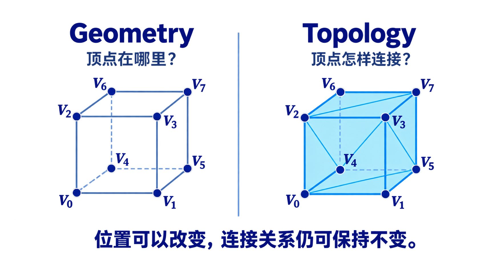 Geometry vs Topology